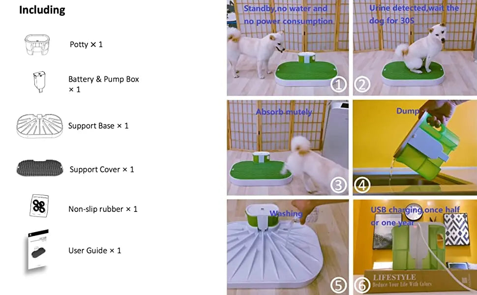 Smart Dog Toilet – Indoor Puppy Potty Training Tray NZ