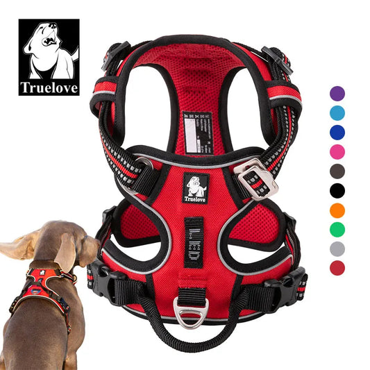Truelove No-Pull Dog Harness NZ | Front Nylon Adjustable Safety Vest for Small & Large Dogs – PawNest