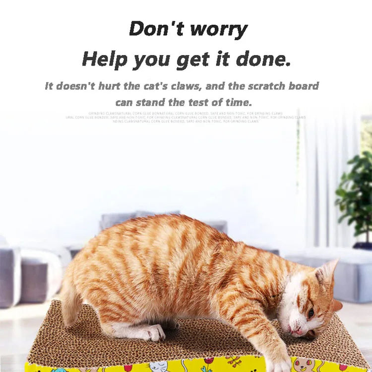 Wearable Cat Scratcher Toy NZ | Cardboard Claw Grinder & Scraping Board for Cats – PawNest