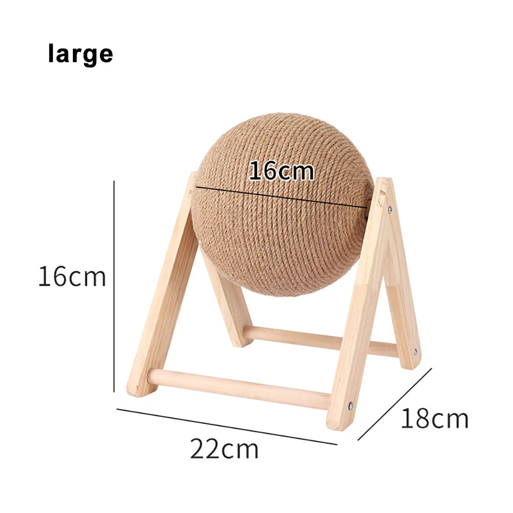 Cat Scratching Ball Toy NZ | Sisal Rope Claw Grinder & Durable Cat Scratcher – PawNest