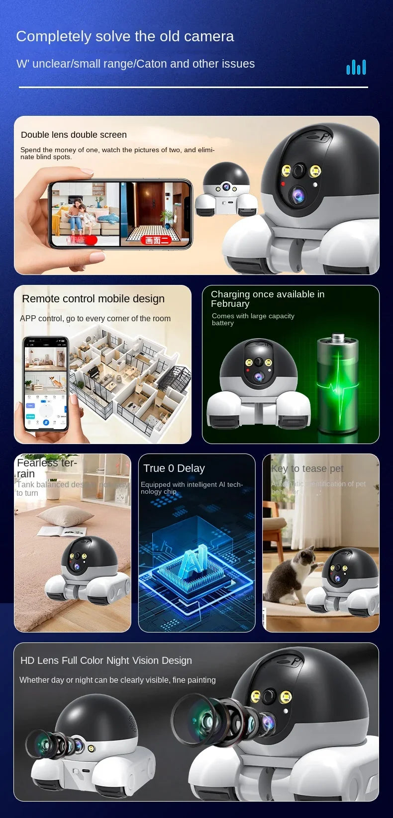 4K WiFi Pet & Baby Camera – 4MP IP CCTV, 2-Way Audio, Night Vision
