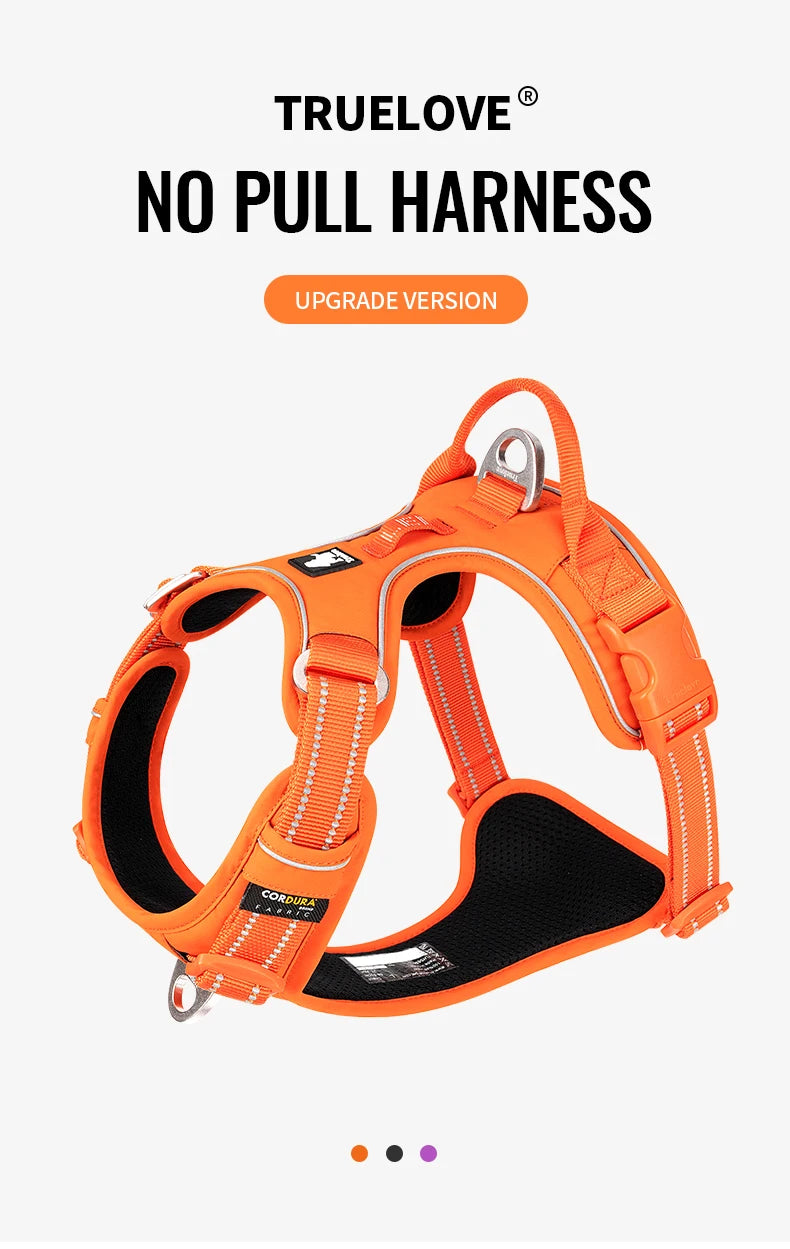 TrueLove No-Pull Reflective Dog Harness NZ | Adjustable & Comfortable Fit – PawNest
