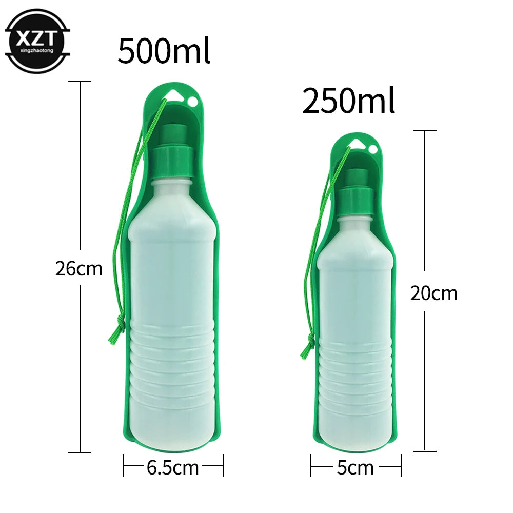 Portable Dog Water Bottle – Foldable Travel Feeding Kettle