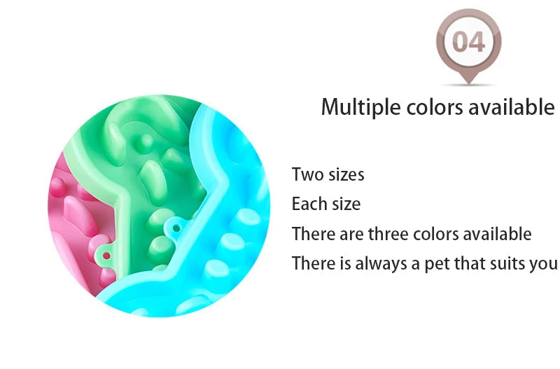 Silicone Bone-Shaped Slow Feeder Bowl NZ | Anti-Skid Leakproof Dog & Cat Feeding Bowl for Training – PawNest