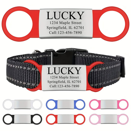 Custom Pet ID Tags – Engraved Anti-Lost Name Tags for Dogs & Cats