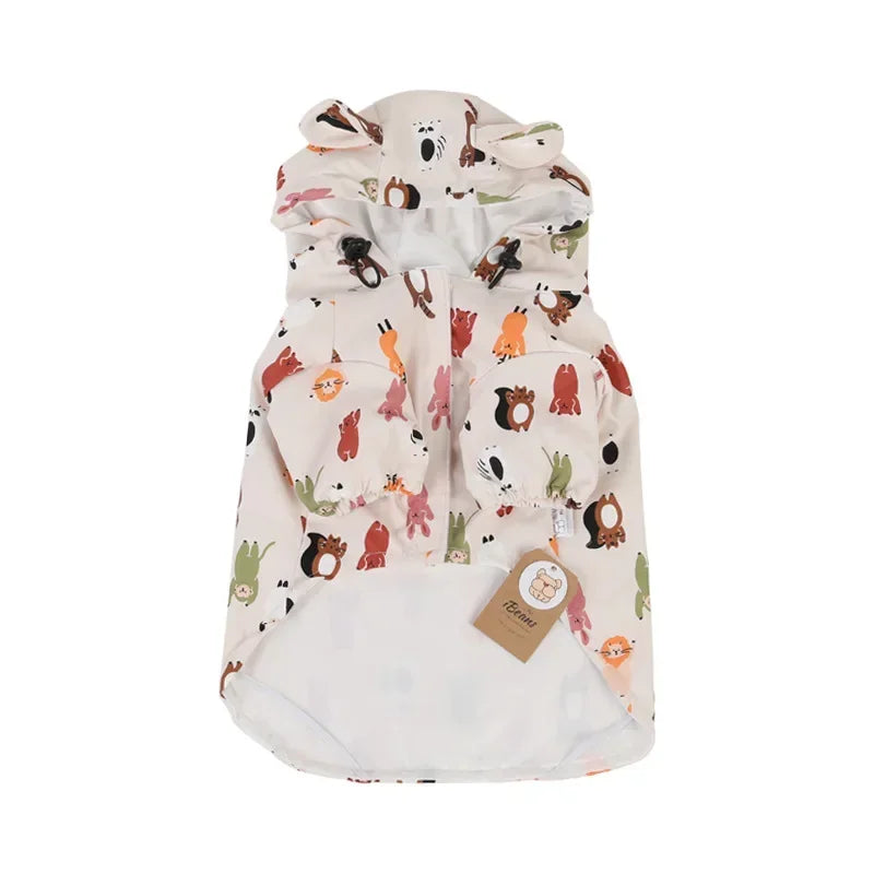 Waterproof Dog Raincoat NZ | Pug, French Bulldog, Poodle & Corgi Rain Jacket – PawNest