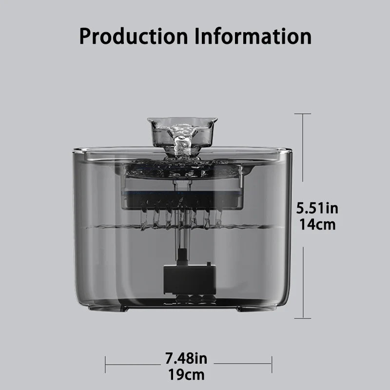 Automatic Cat & Dog Water Fountain NZ | USB Electric Pump with Recirculating Filters – PawNest