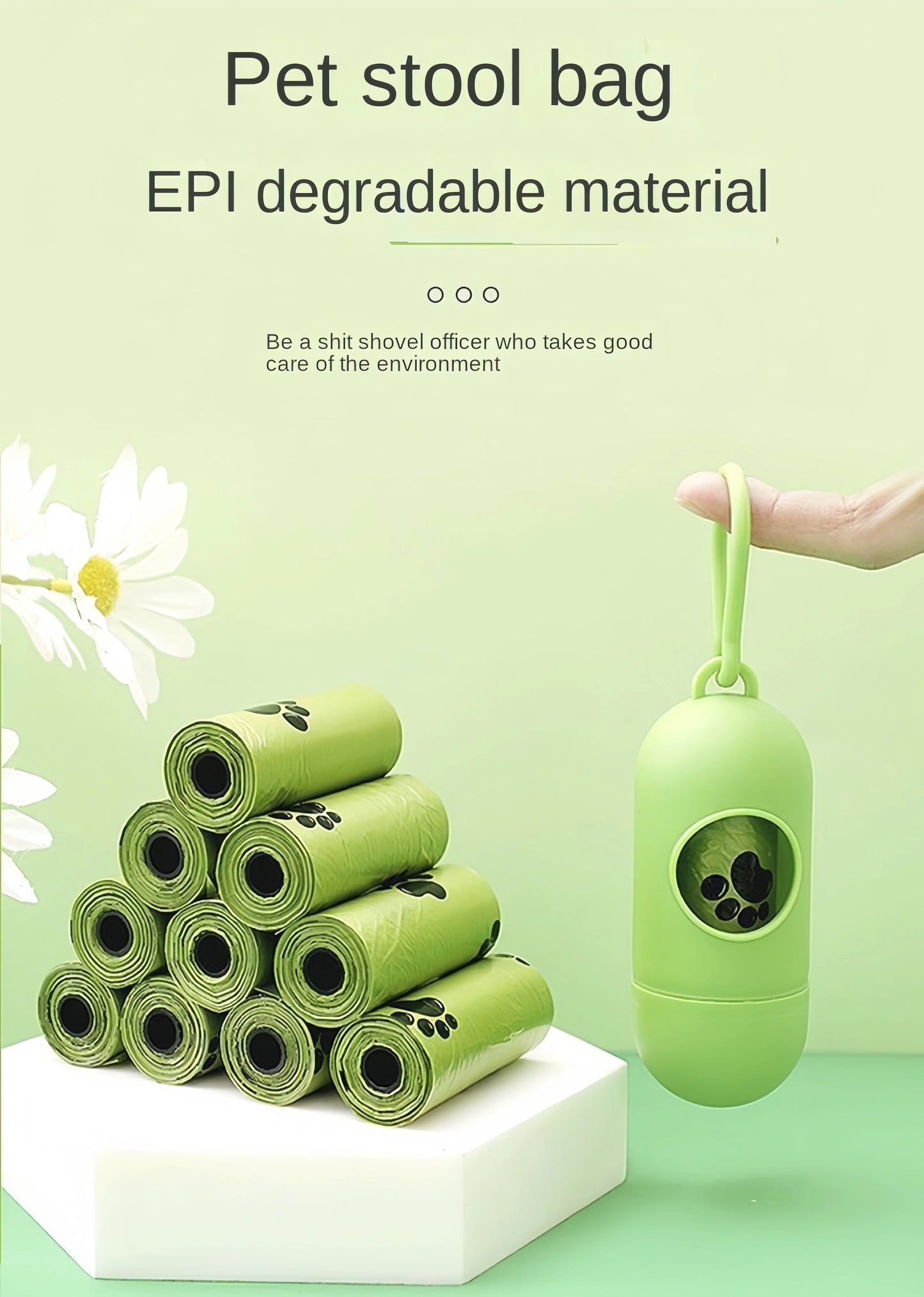 Biodegradable Dog Poop Bags with Dispenser – Zero Waste