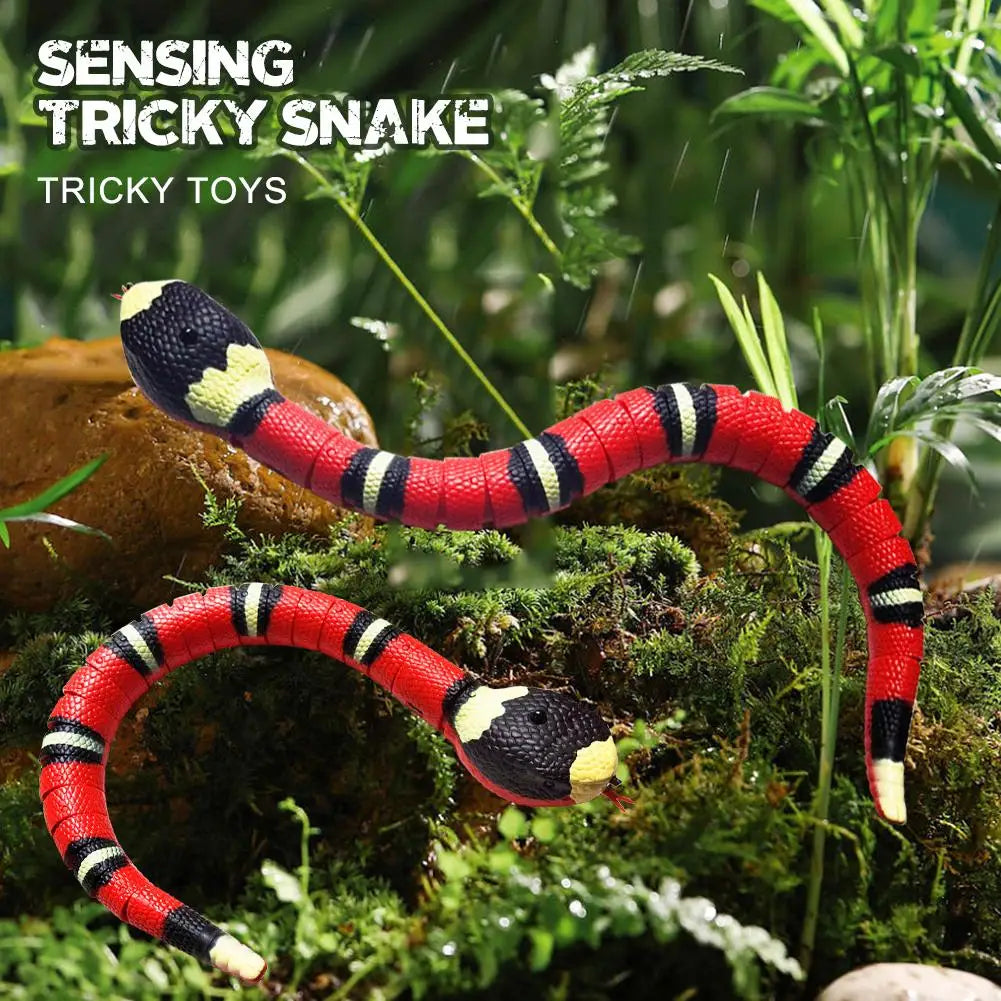 Smart Interactive Cat Toy – USB Rechargeable Electronic Snake