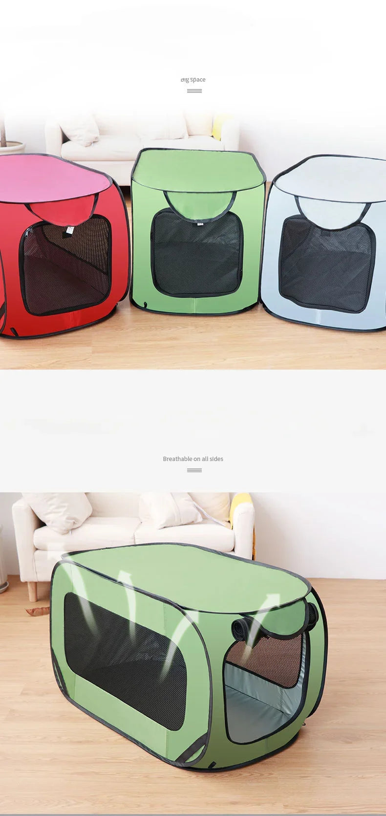 Collapsible Dog Cage & Oxford Cloth Pet Carrier NZ | Waterproof Outdoor Cat Tent & Dog Car Seat – Portable Pet Cage – PawNest