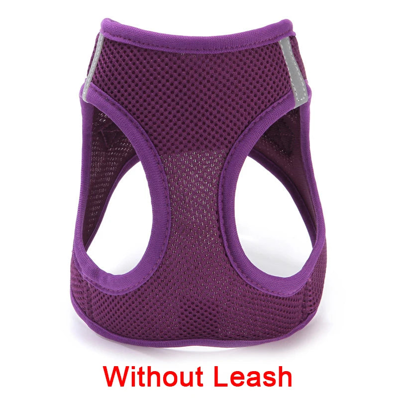 Adjustable Dog Harness Vest & Walking Leash NZ | Medium Dogs & Cats – PawNest