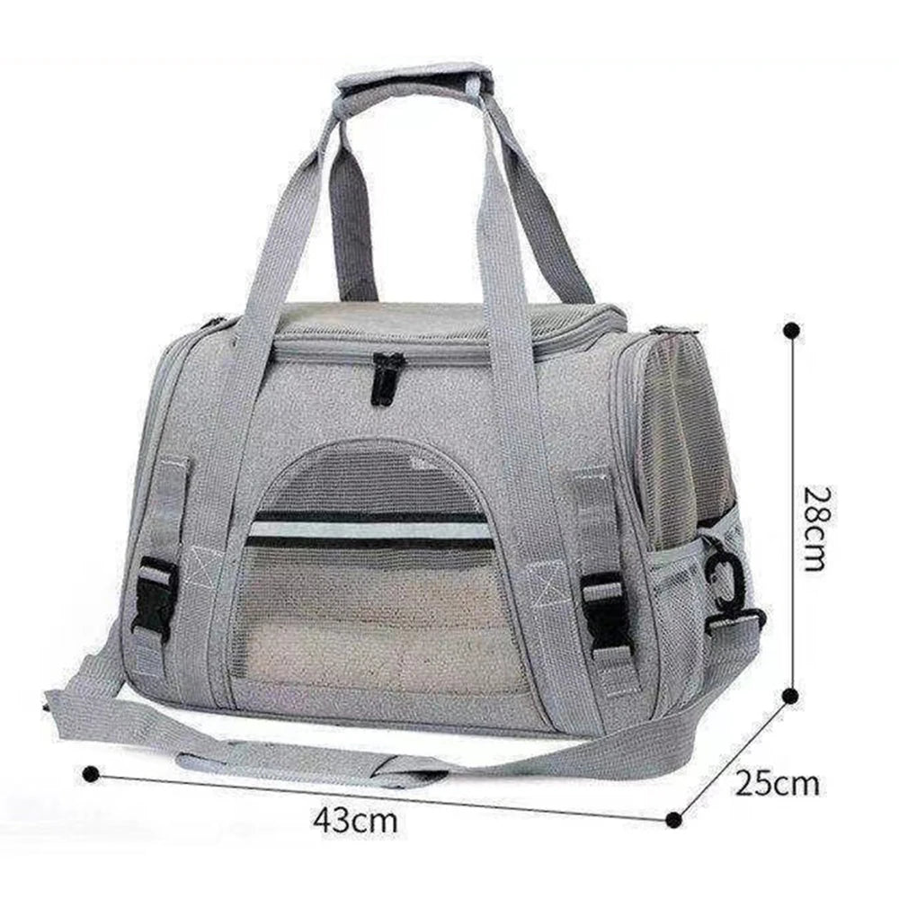 Airline-Approved Pet Carrier Bag NZ | Breathable Travel Bag for Cats & Small Dogs – PawNest