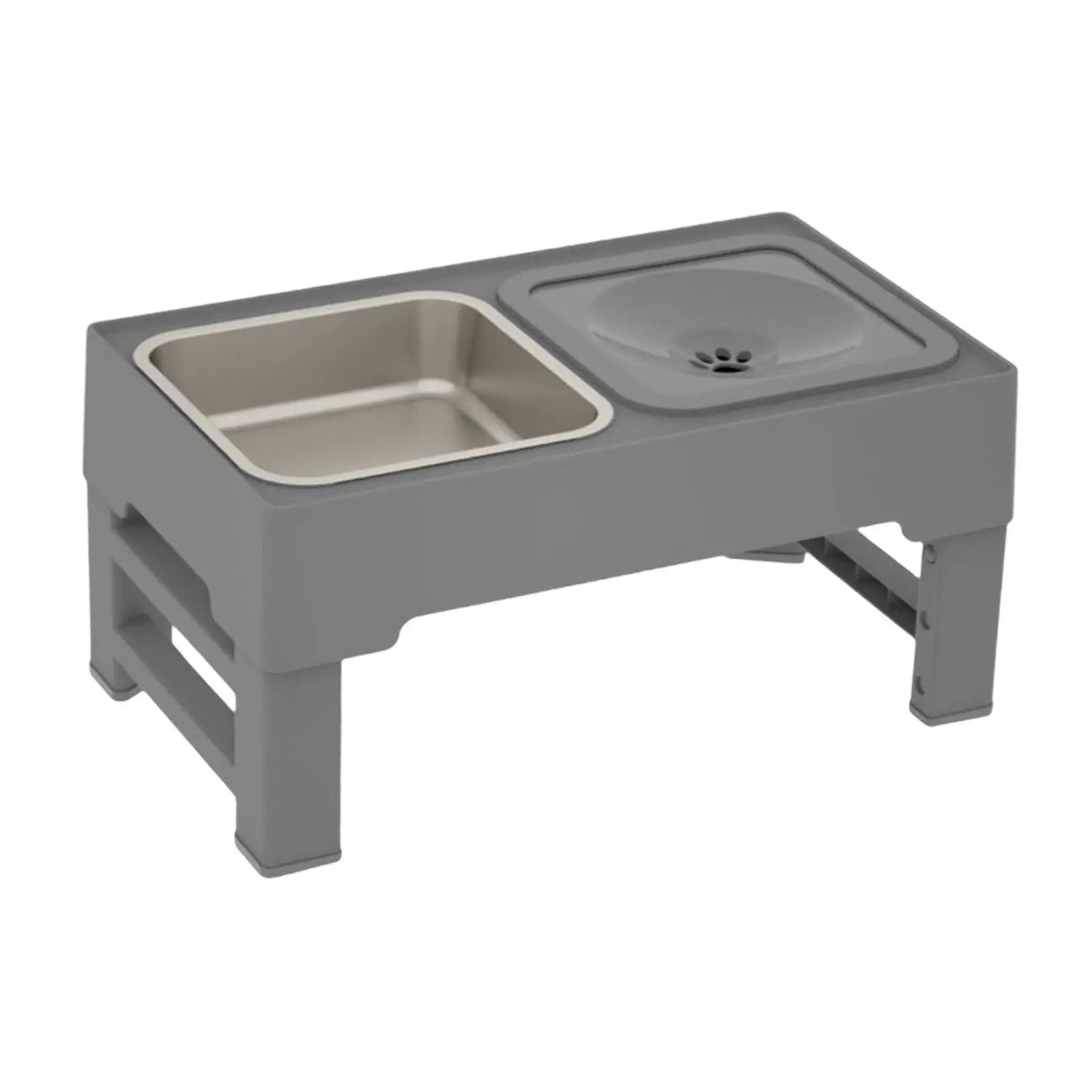 Adjustable Dog & Cat Feeding Bowl with Stand NZ | Elevated Water & Food Bowl for Small Pets – PawNest