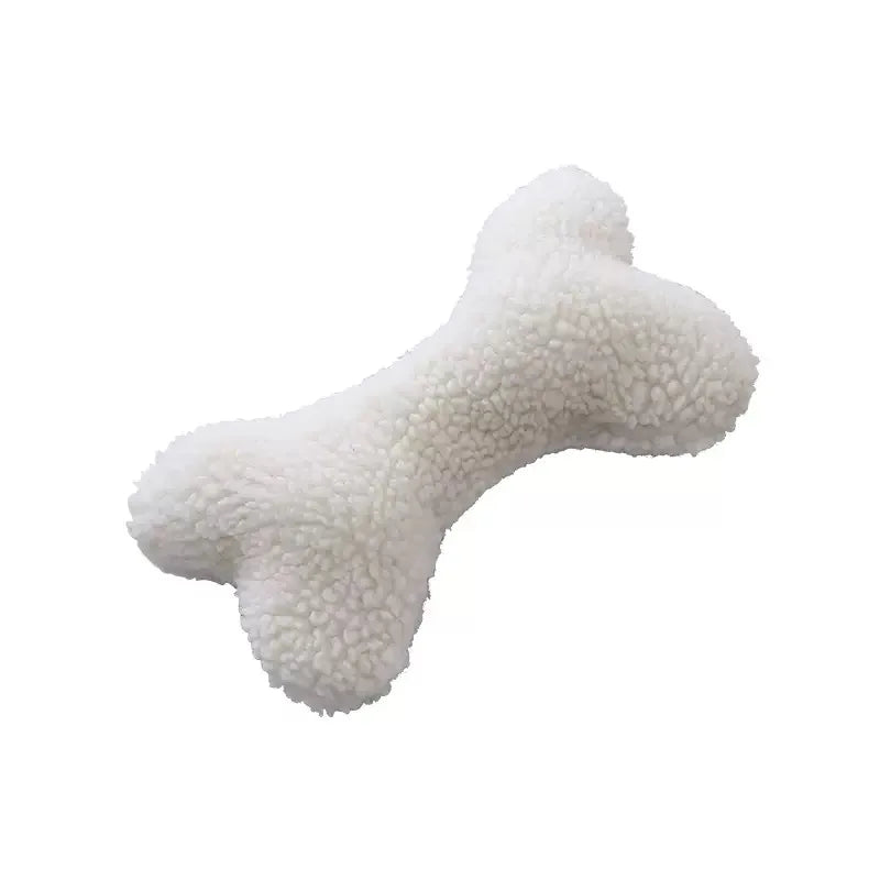 Bone-Shaped Dog Chew Toy NZ | Durable Plush Squeaky Toy for Small & Medium Dogs – PawNest