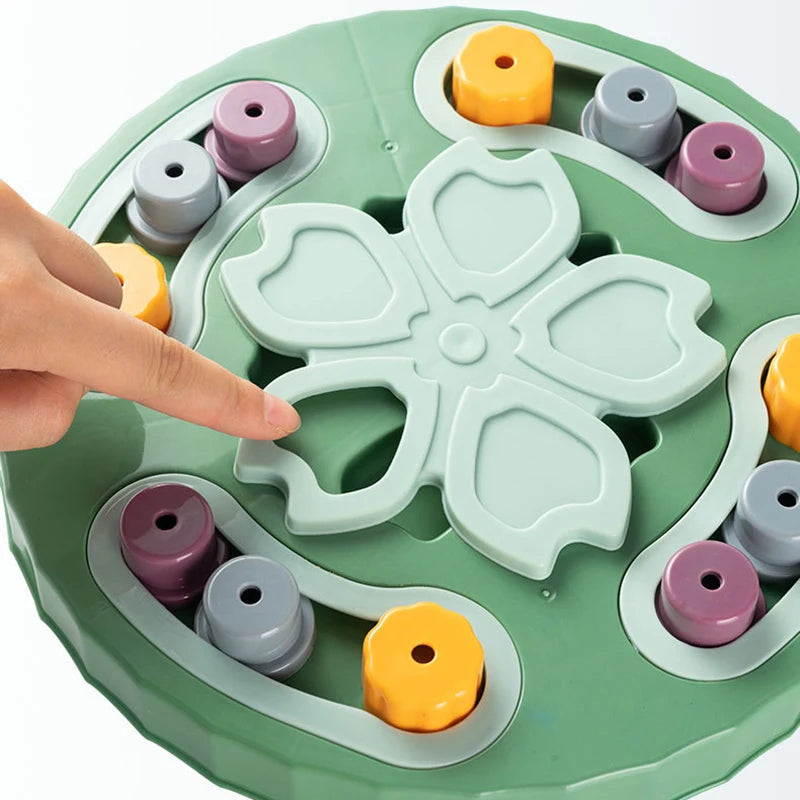 Dog Puzzle Slow Feeder Bowl NZ | Interactive IQ Training Toy & Food Dispenser for Dogs & Cats – PawNest