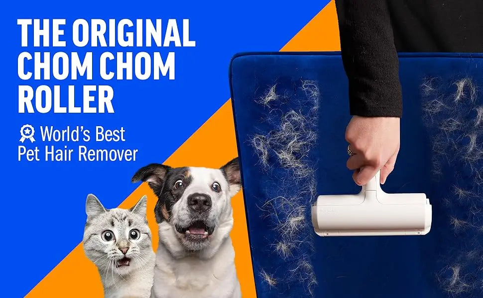 Self-Cleaning Pet Grooming Brush – Easy-to-Clean Reusable Pet Hair Remover & Lint Roller for Dogs & Cats