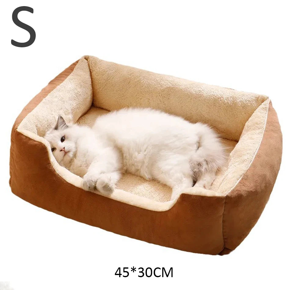 Cat & Dog Bed NZ | Cozy Pet Cushion Basket House for Small Pets – PawNest
