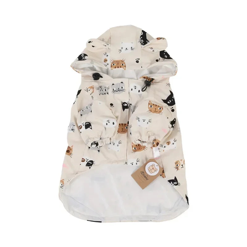 Waterproof Dog Raincoat NZ | Pug, French Bulldog, Poodle & Corgi Rain Jacket – PawNest