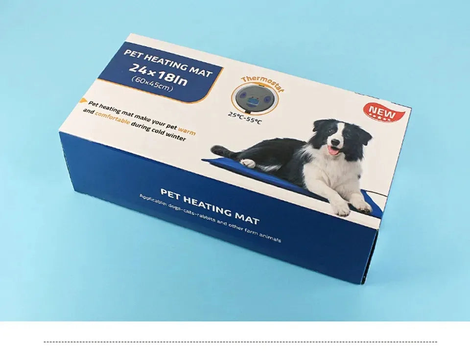 45×60cm Electric Pet Heating Pad NZ | Waterproof Adjustable Dog & Cat Warmer – PawNest