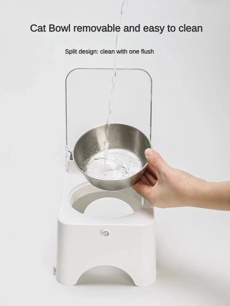 Smart Cat Bowl Feeder NZ | Infrared Sensor Auto-Open Pet Food Dispenser – PawNest