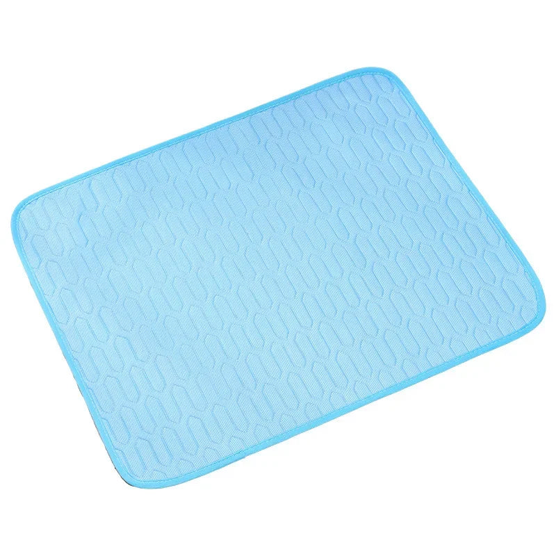 Ice Silk Cooling Pet Pad NZ | Summer Dog & Cat Sleeping Mat – Breathable Latex Sofa Pad – PawNest