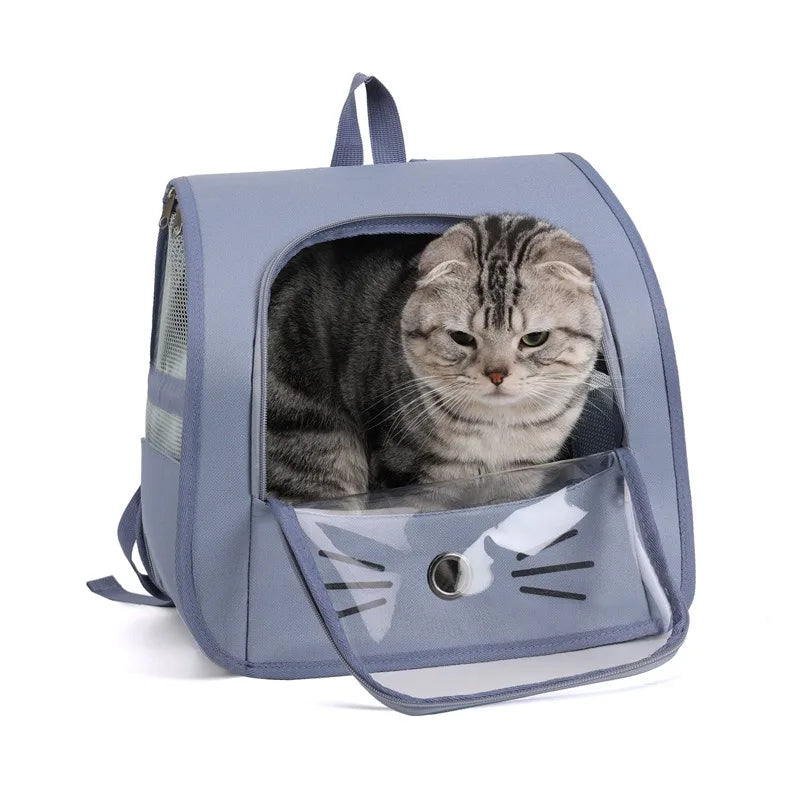 Breathable Cat Carrier Backpack NZ | Portable Travel Bag for Cats & Small Dogs – PawNest