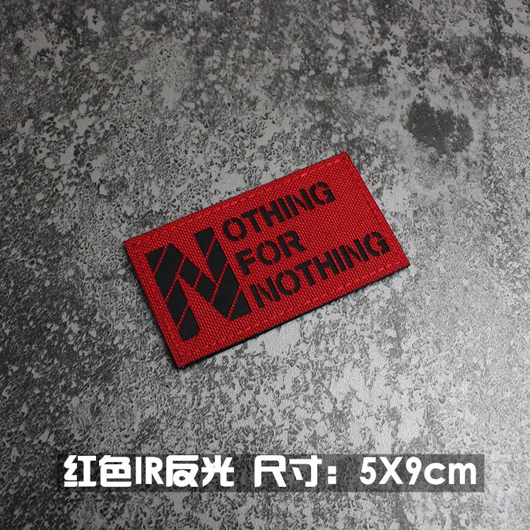 IR Reflective Military Patch – “No Free Lunch” Morale Badge