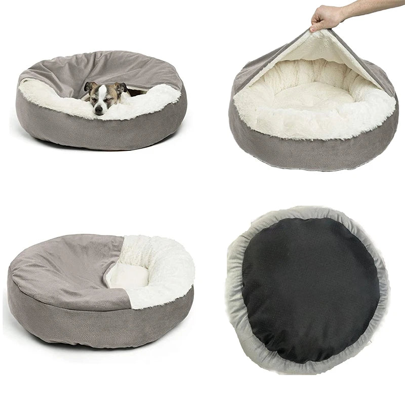 Orthopedic Dog & Cat Bed – Warm Indoor Puppy Cushion Mat