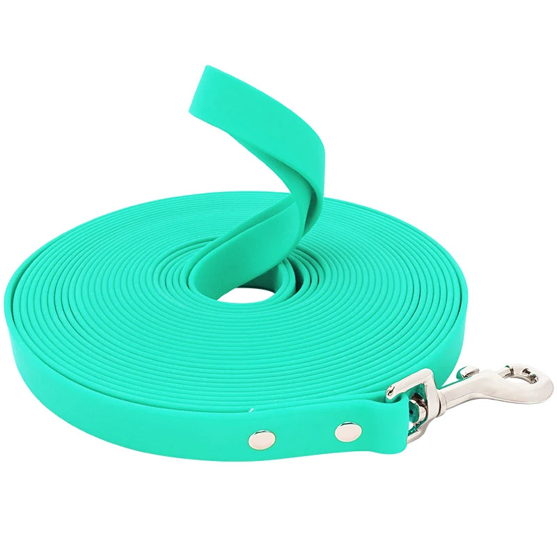 Waterproof Long Dog Leash – PVC Training Lead for Small to Large Dogs | 3m, 5m, 10m, 15m | Easy-Clean Outdoor Walking Rope