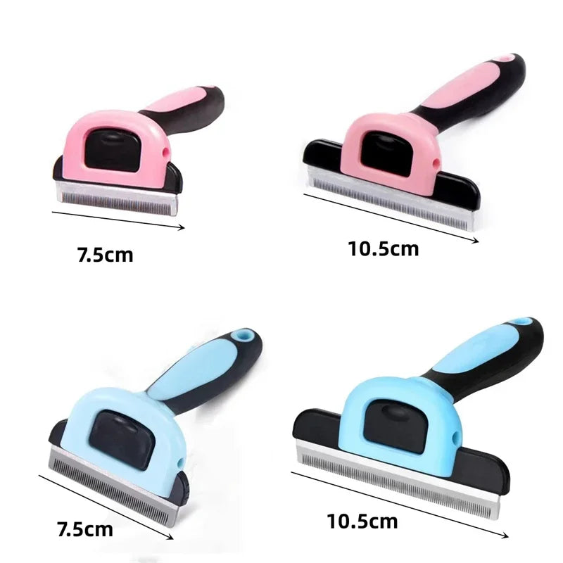 Double-Sided Pet Grooming Brush – Shedding & Dematting Undercoat Rake Comb for Dogs & Cats | Deshedding Tool for Grooming & Care