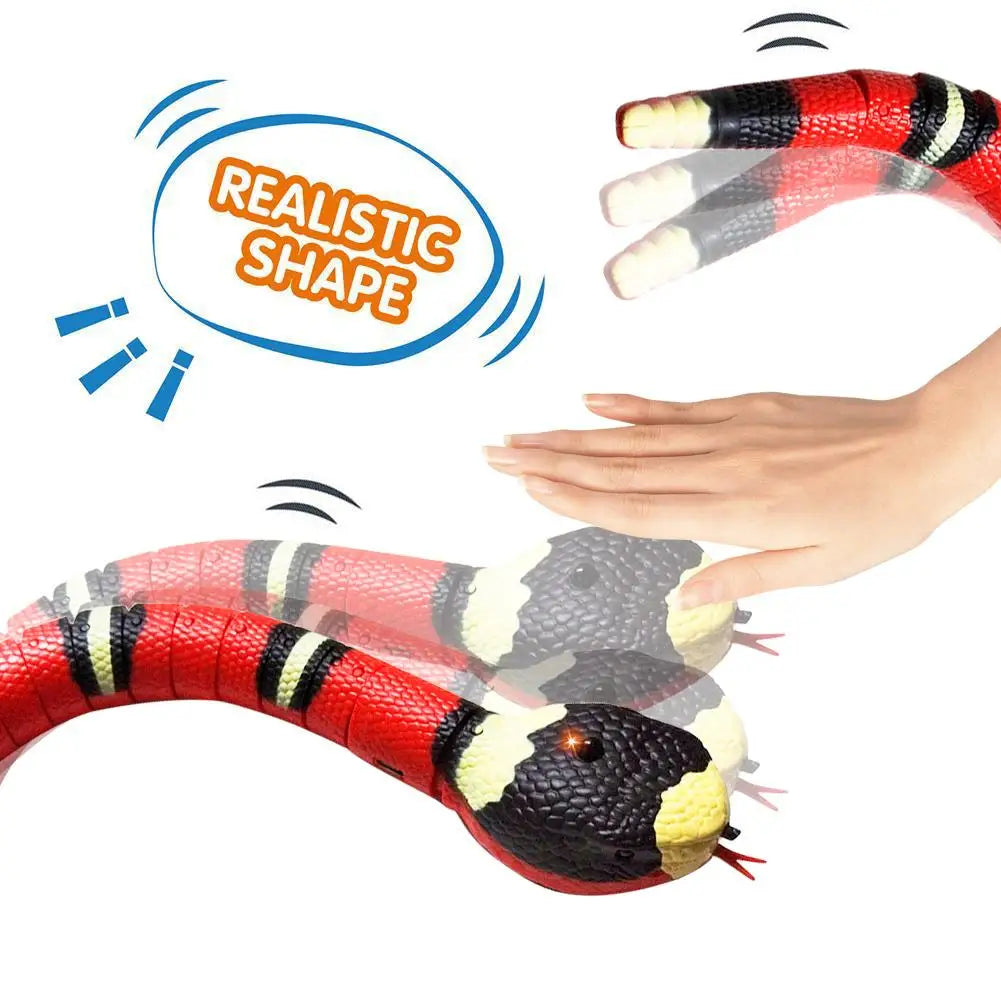 Smart Interactive Cat Toy – USB Rechargeable Electronic Snake