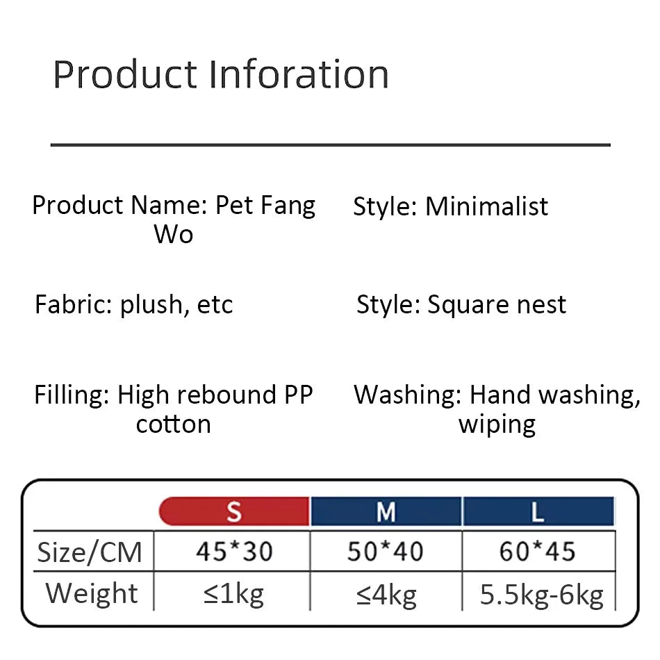 Soft Plush Pet Bed NZ | Warm & Comfortable Cushion for Cats & Small Dogs – PawNest