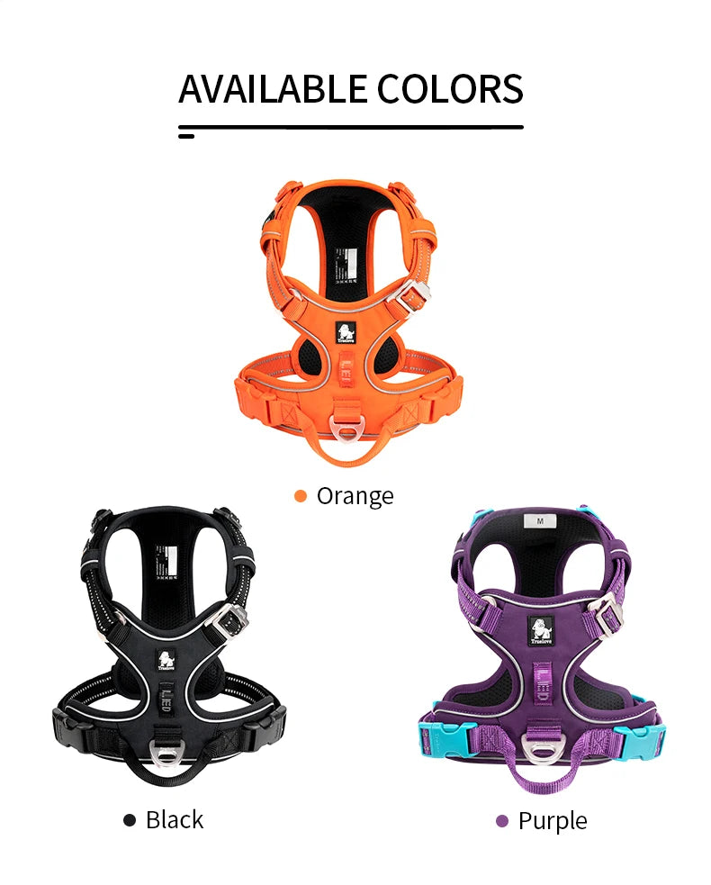 TrueLove No-Pull Reflective Dog Harness NZ | Adjustable & Comfortable Fit – PawNest