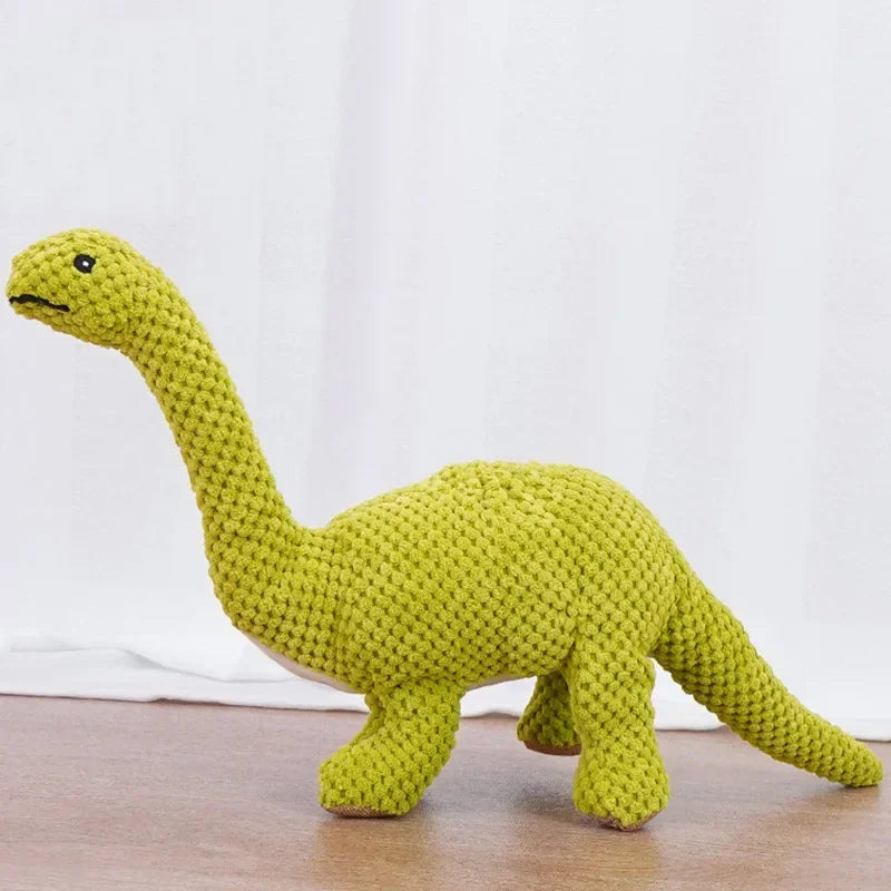 Squeaky Plush Dog Toys NZ | Durable Chew Toys for Medium & Large Dogs – Lion & Dinosaur Shapes – PawNest