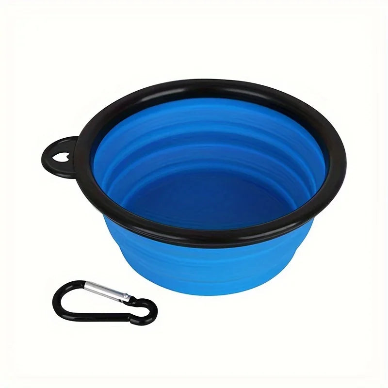 350ml Collapsible Silicone Pet Bowl – Portable Travel Dog Bowl