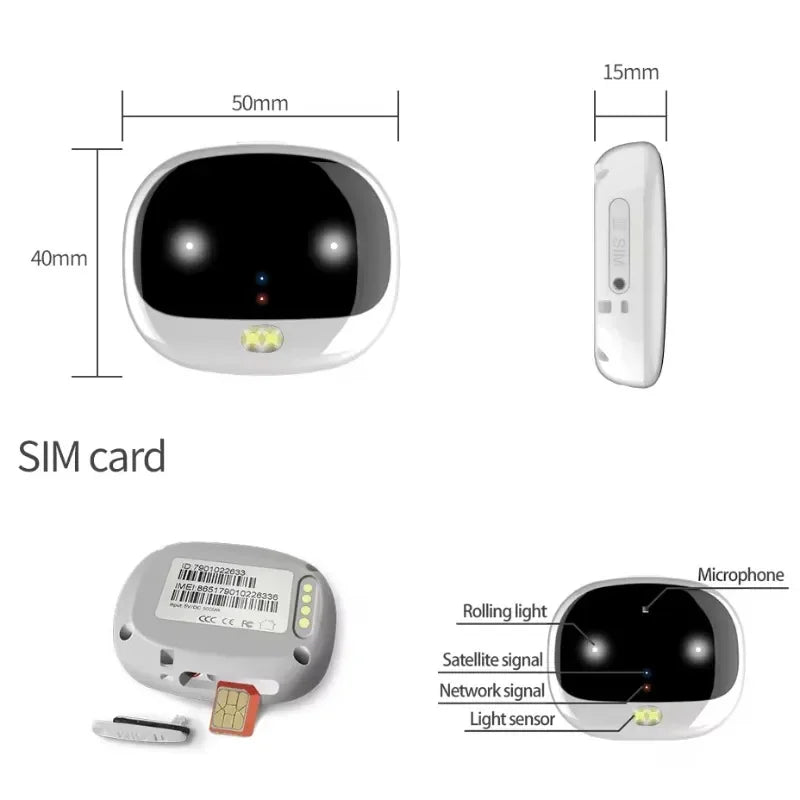 4G Mini GPS Pet Tracker NZ | Waterproof Real-Time Locator with LED & Two-Way Voice for Cats & Dogs – PawNest