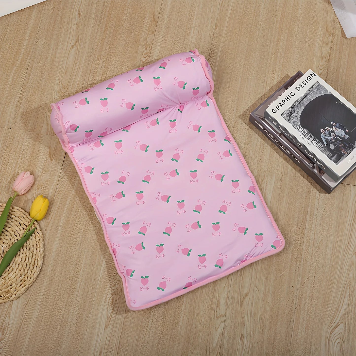 Cooling Pet Mat with Pillow NZ | Non-Slip Dog & Cat Bed for Indoor & Outdoor Use – PawNest