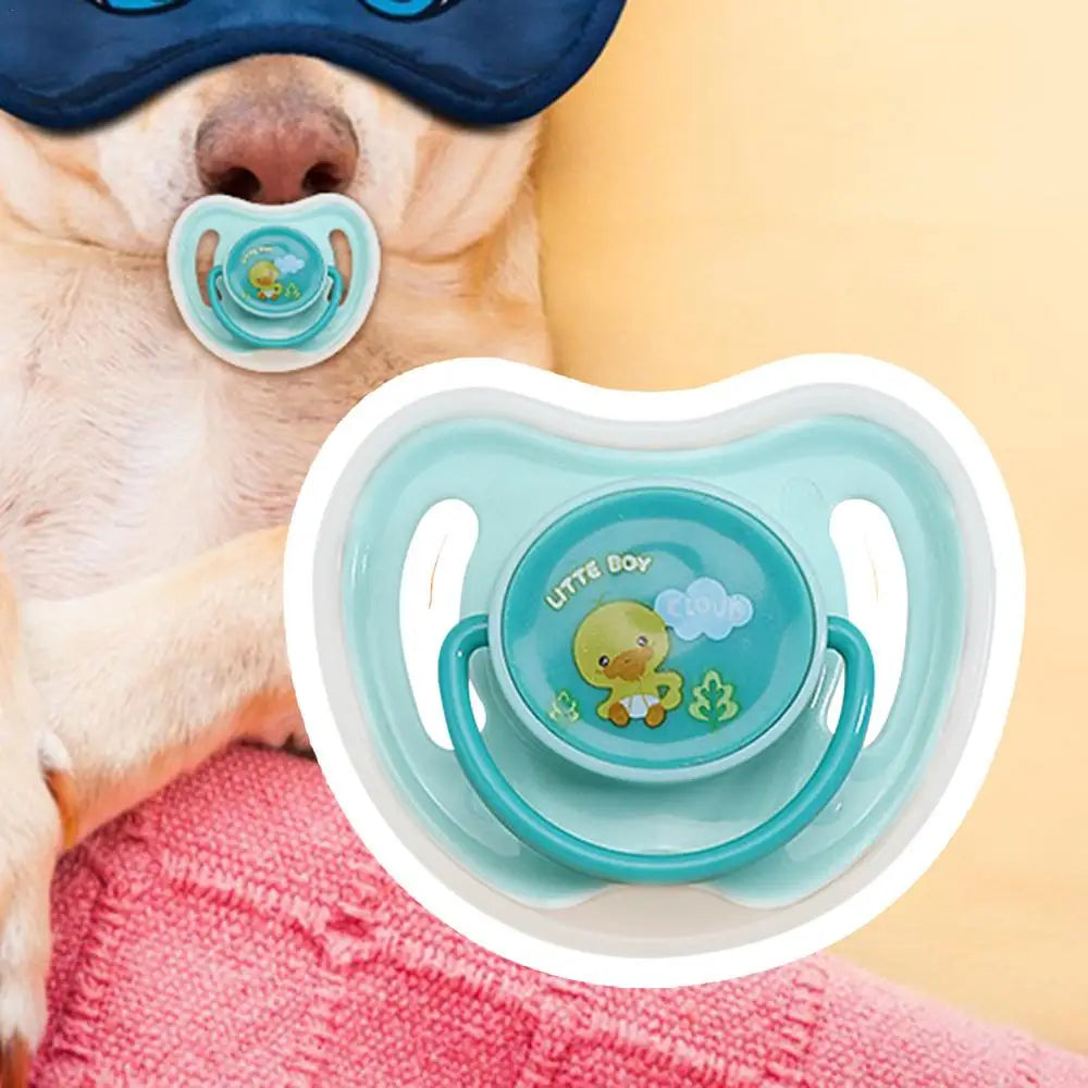 Dog Pacifier Chew Toy NZ | Silicone Calming & Bite Training Toy for Small & Medium Dogs – PawNest