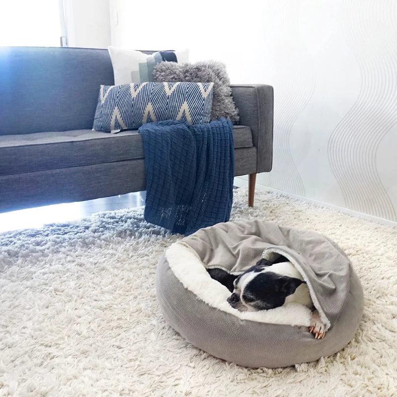 Orthopedic Dog & Cat Bed – Warm Indoor Puppy Cushion Mat