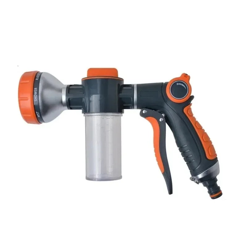 Adjustable Dog Shower Sprayer – High-Pressure Foam Nozzle Gun