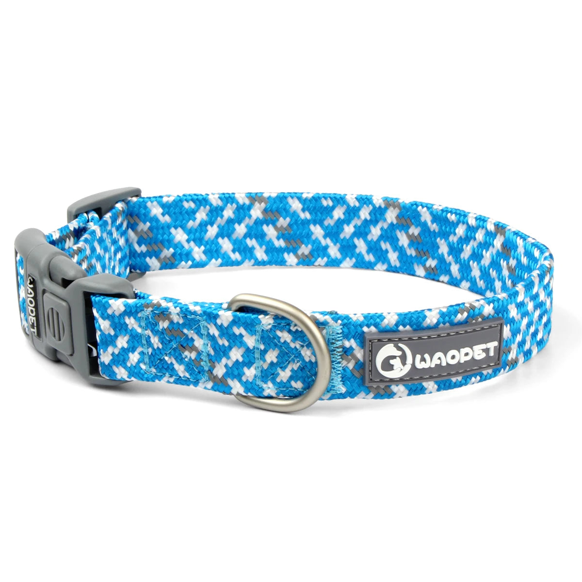 Reflective Adjustable Dog Collar – Anti-Lost Military Design
