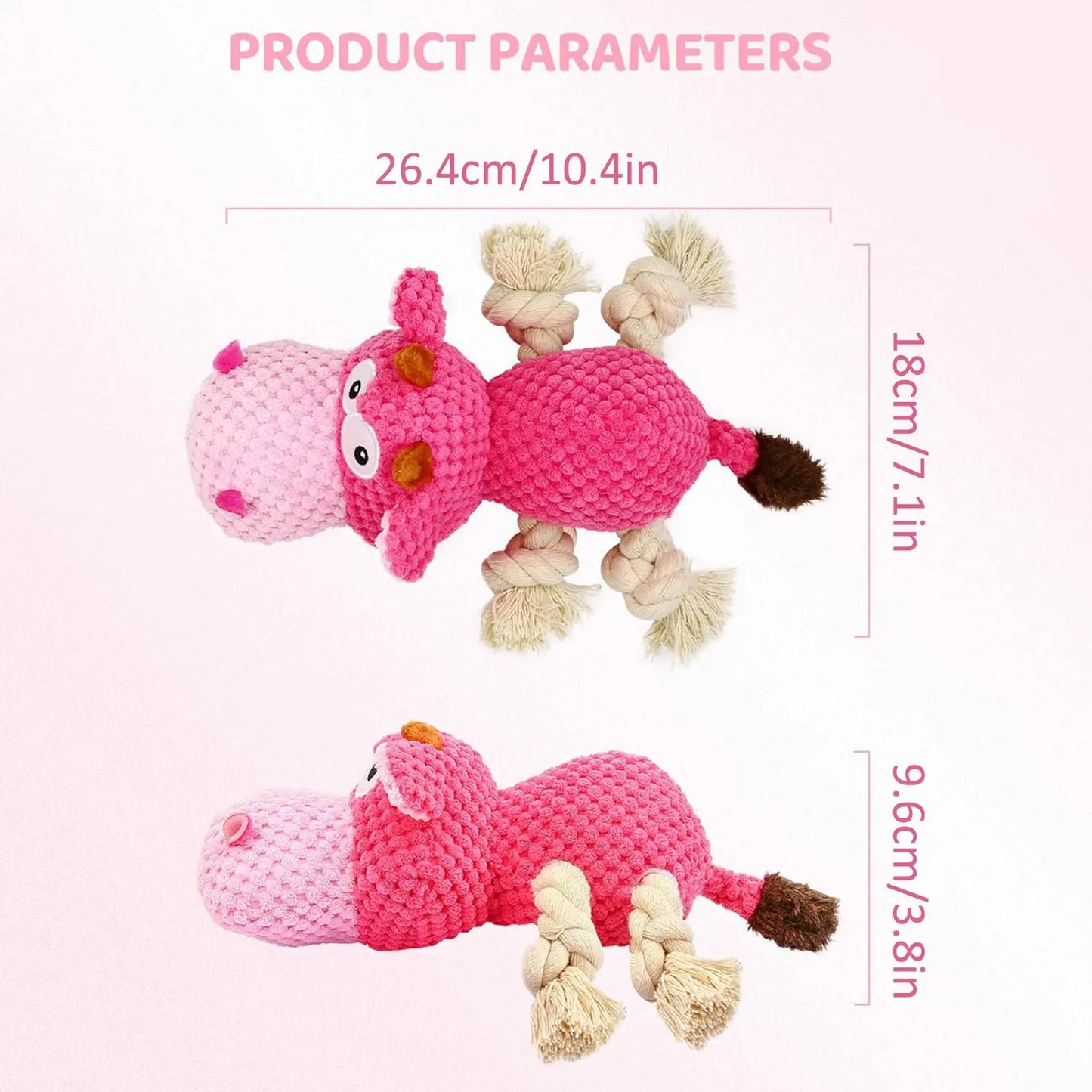 Indestructible Dog Toy NZ | Durable Squeaky Plush for Large Aggressive Chewers – PawNest