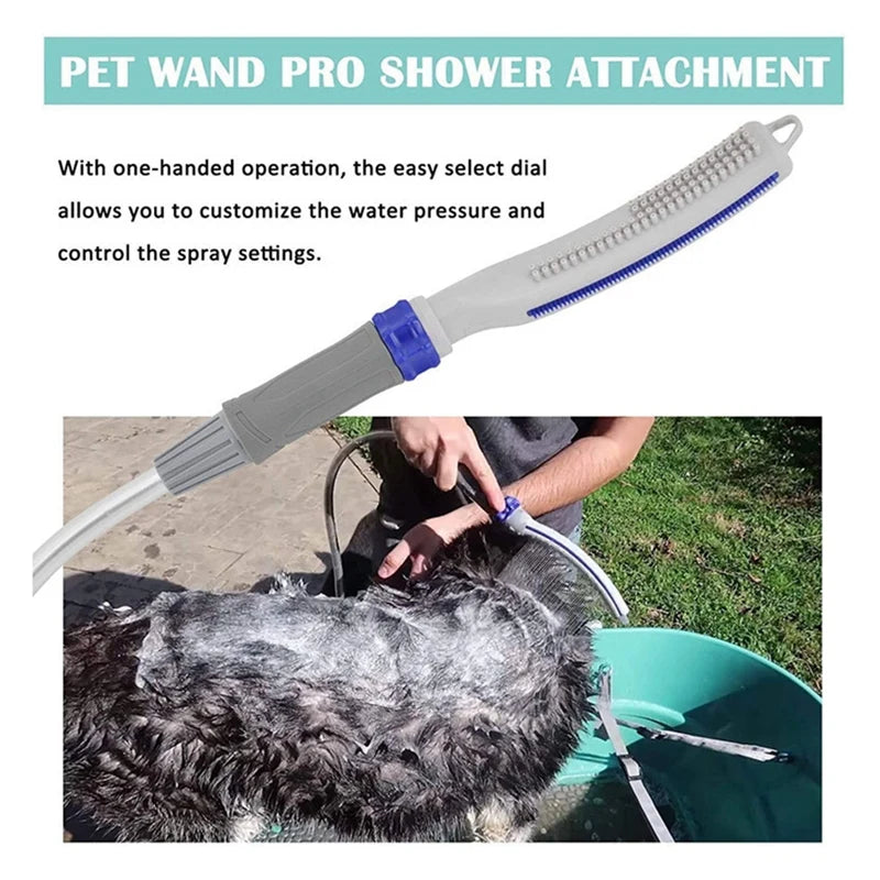 Dog Shower Head – Pet Bathing Sprayer with 8ft Hose, Indoor/Outdoor
