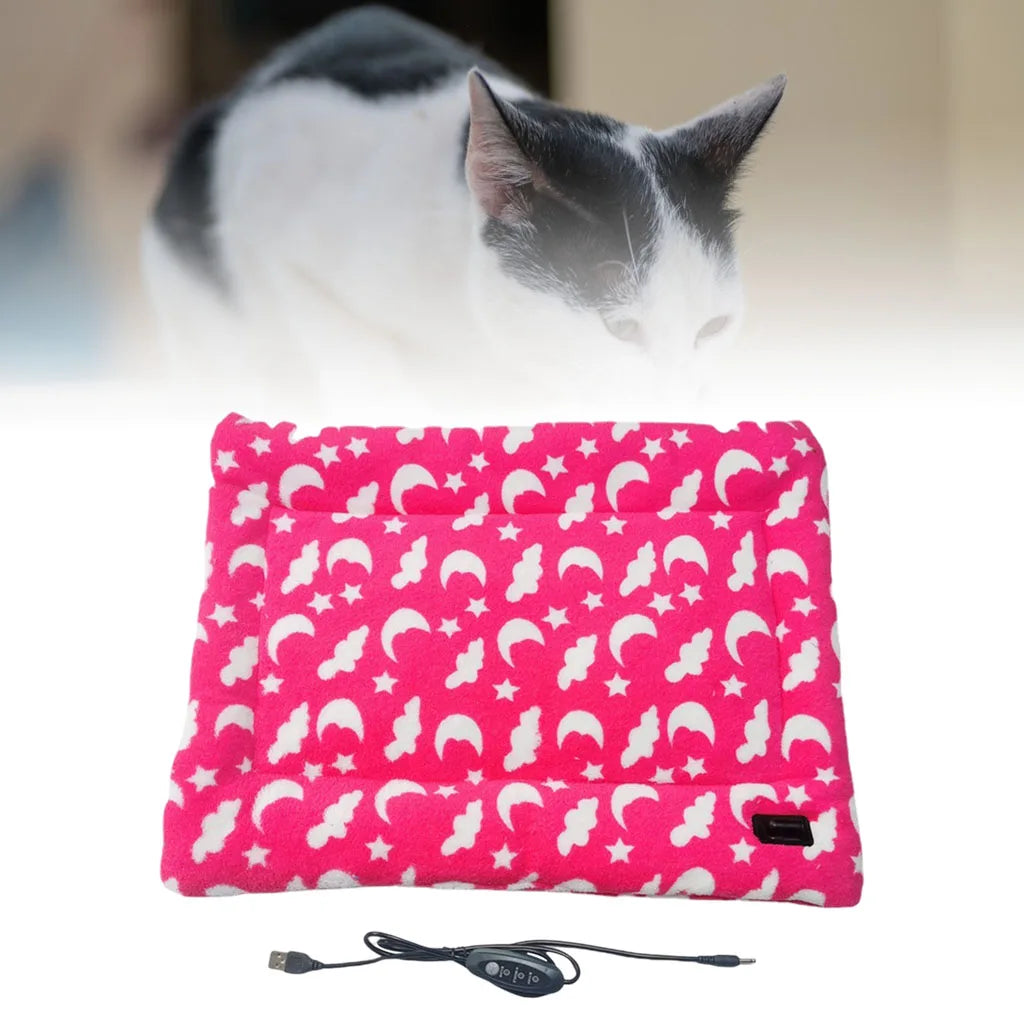 Waterproof Electric Pet Heating Pad NZ | Indoor & Outdoor Plush Warmer – PawNest