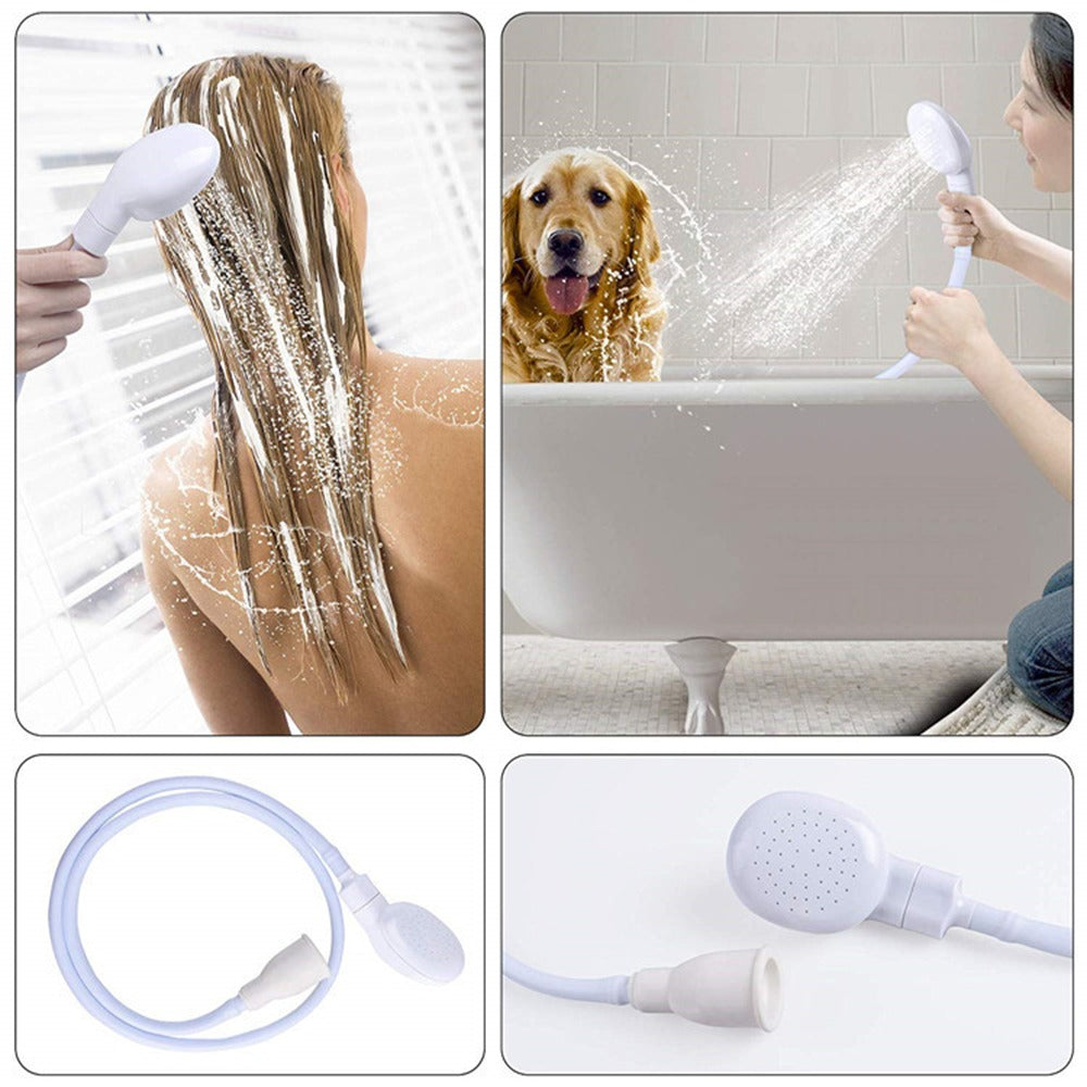 Portable Pet Shower Head – Faucet Hose for Dog & Cat Bathing