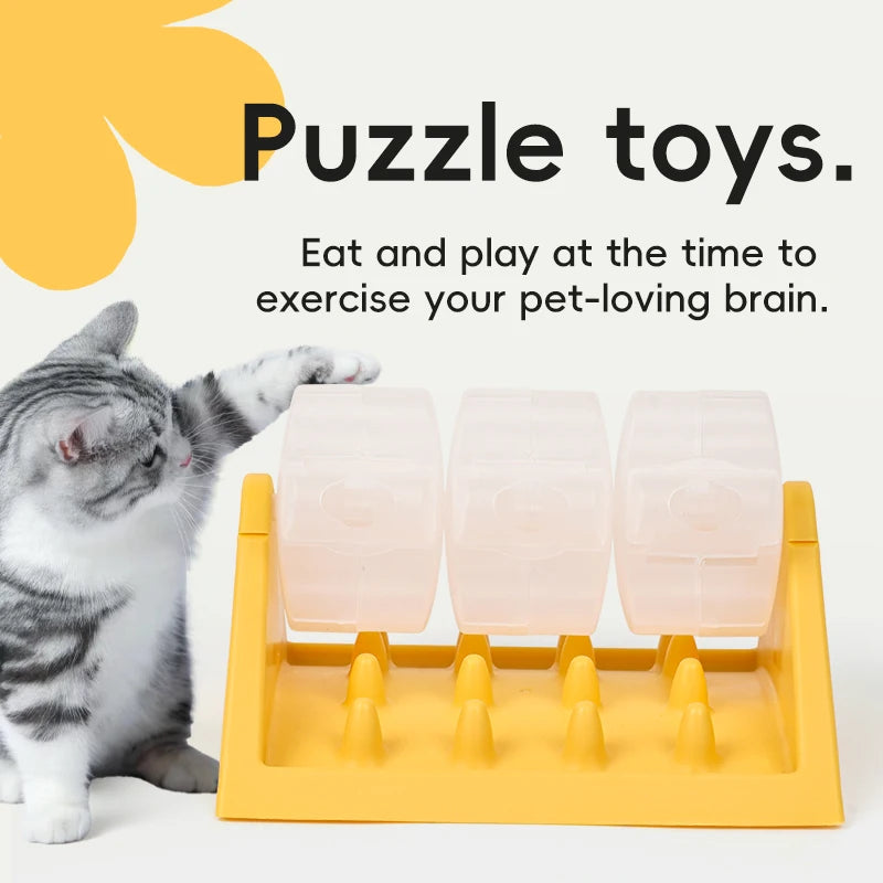 Slow Feeder Dog Puzzle Feeder NZ | Interactive Treat Dispenser & Rotating Food Toy for Dogs & Cats – PawNest