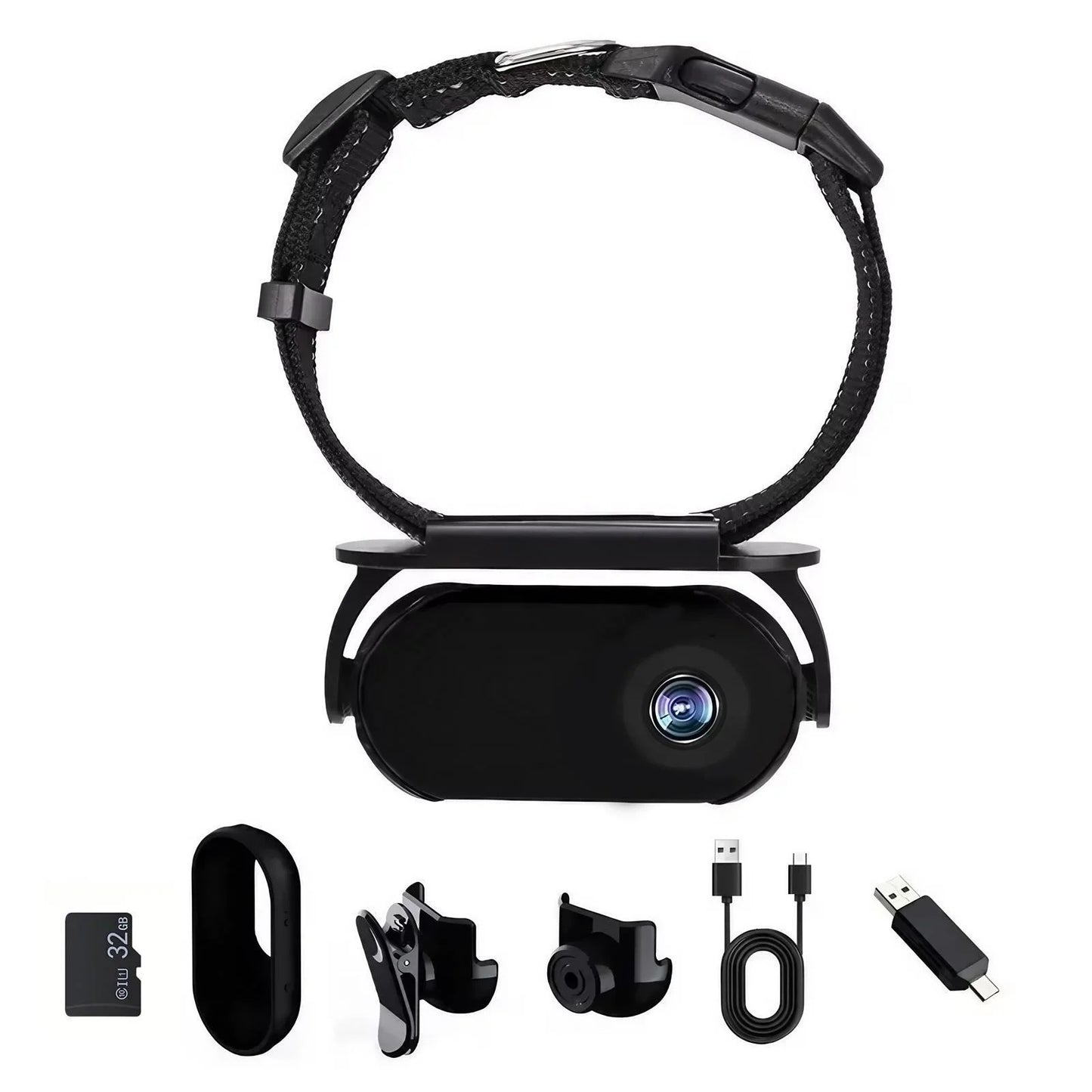 1080P HD Pet Collar Camera – Wireless Mini Cam for Dogs & Cats