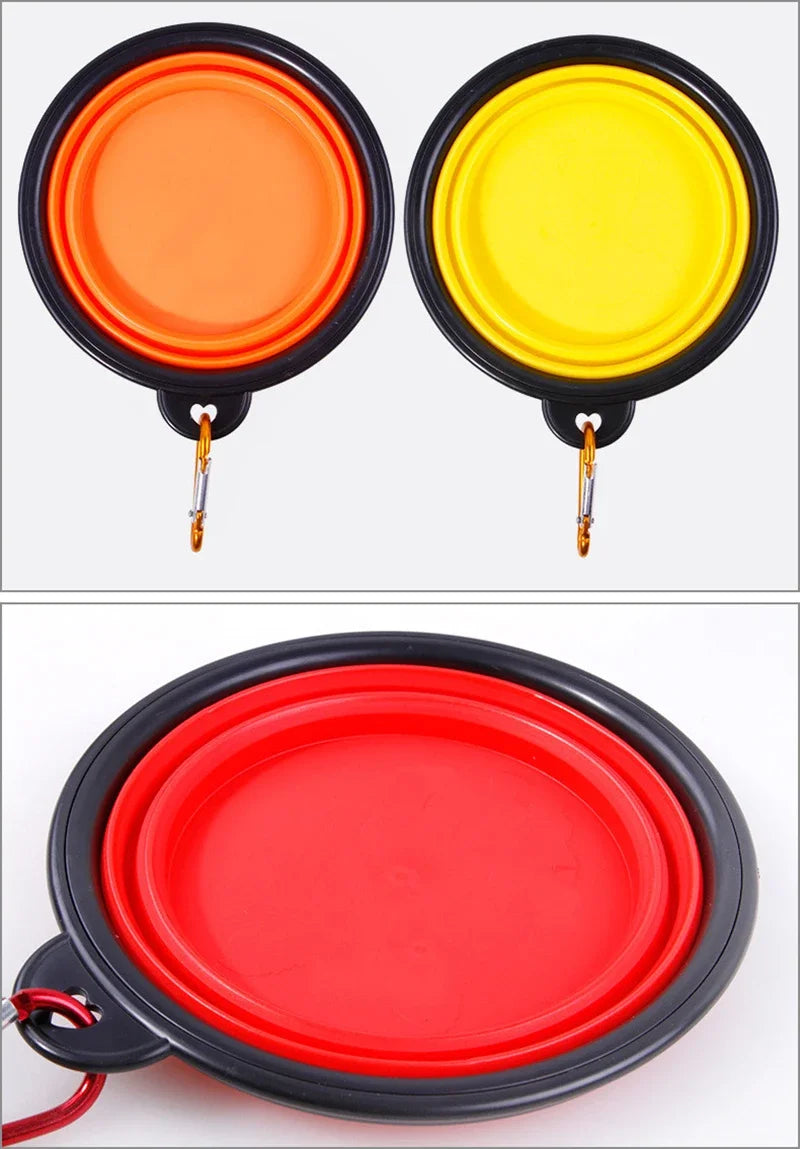 350ml Collapsible Silicone Pet Bowl – Portable Travel Dog Bowl