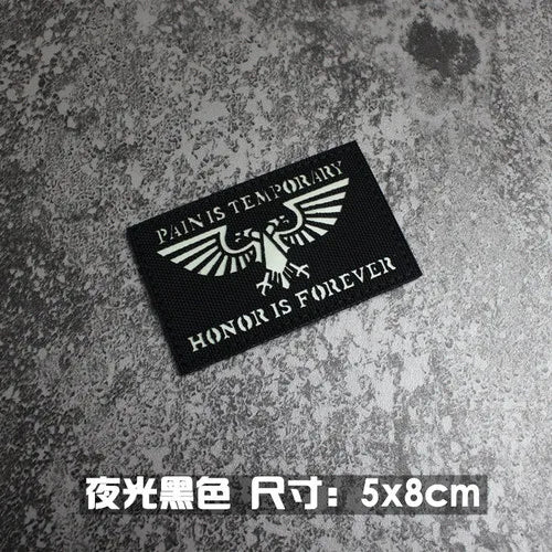 IR Reflective Military Patch – “No Free Lunch” Morale Badge
