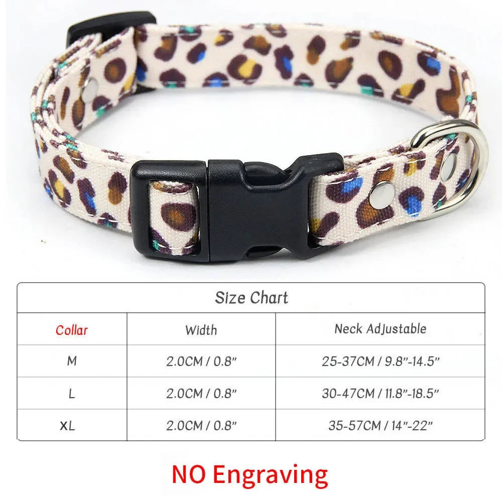 Custom Dog Collar – Free Engraved Nameplate for All Sizes